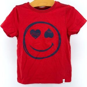 Tommy Bahama Boy's Red Heart Valentine T-shirt - Size 4T - Like New!